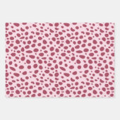 Animal Print Wild Animals Pattern Birthday ラッピングペーパーシート (正面3)