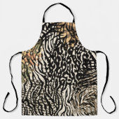 Animal print zebra modern All-Over Print Apron エプロン (正面)