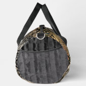 Animal print zebra modern Luxury sport bag ダッフルバッグ (右)