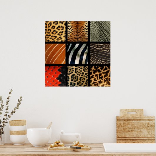 Animal Prints - 1 ポスター (キッチン)