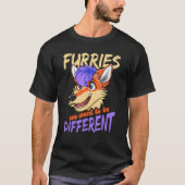 Animal Proud Furry Different Furry Tail Furry Pers Tシャツ (正面)