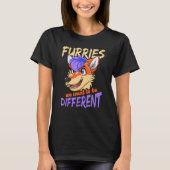 Animal Proud Furry Different Furry Tail Furry Pers Tシャツ (正面)