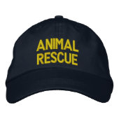 Animal Rescue Cap 刺繍入りキャップ (正面)