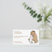 Animal Rescue Shelter Business Card 名刺 (スタンド正面)