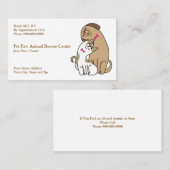 Animal Rescue Shelter Business Card 名刺 (正面/裏面)