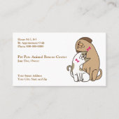 Animal Rescue Shelter Business Card 名刺 (正面)