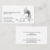 Animal Rescue Shelter Business Card 名刺 (正面/裏面)