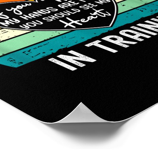 Animal Rescue Worker In Training Appreciation  ポスター (角)