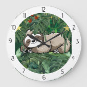 animal  resting time ラージ壁時計 (正面)