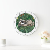 animal  resting time ラージ壁時計 (ホーム)