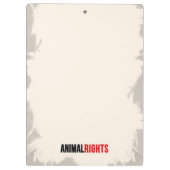 Animal Rights クリップボード (裏面)