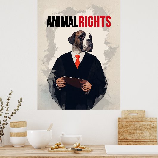 Animal Rights ポスター (キッチン)