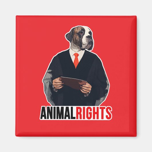 Animal Rights マグネット (正面)