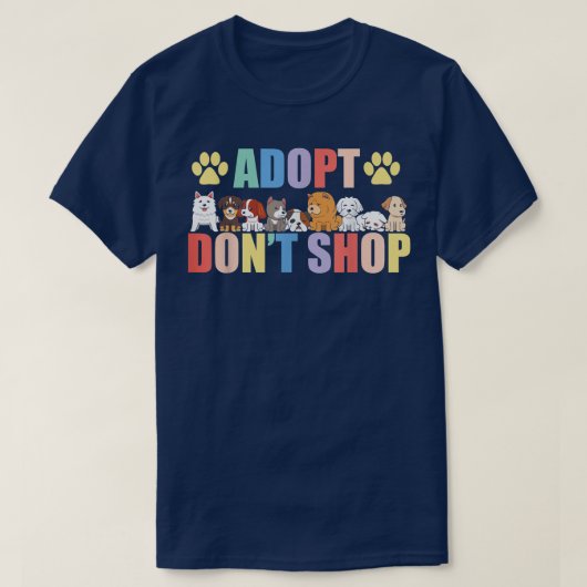 Animal Rights Fur Mama Pet Adoption Animal Adopt D Tシャツ (デザイン正面)