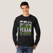 Animal Rights Vegan Vegetarian 6 Tシャツ (正面フル)