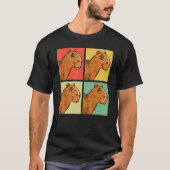 Animal Rodent Nature  Capy Capybara Nature Tシャツ (正面)