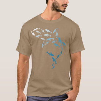 Animal Science Great White Shark Lover Marine Biol Tシャツ