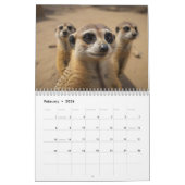 Animal Selfies 2 Calendar カレンダー (2月 2026)
