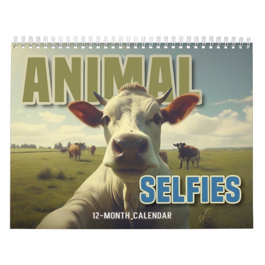 Animal Selfies Calendar カレンダー (カバー)
