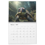 Animal Selfies Calendar カレンダー (2月 2027)