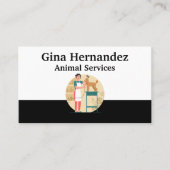 Animal Services | Groomer | Pet Store 名刺 (正面)