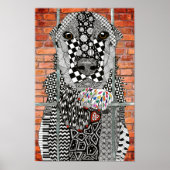 Animal Shelter Dog Adoption Canvas ポスター (正面)