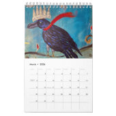 Animal Soul Medicine 2026 Original Art Calendar カレンダー (3月 2026)