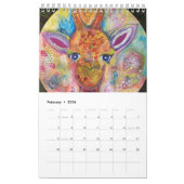 Animal Soul Medicine 2026 Original Art Calendar カレンダー (2月 2026)
