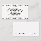 Animal Themedをご購入いただきありがとうございます 名刺 (正面/裏面)