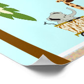 Animal Trainベビーシャワーバナー ポスター (角)