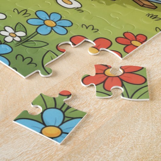 Animal Train Adventure Puzzle ジグソーパズル (側面)