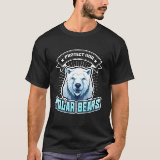 Animal Welfare PROTECTS THE ICE BEARS Funny Animal Tシャツ