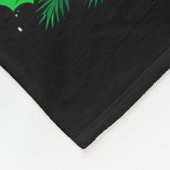 Animal Xmas Tree Santa Hat Red Panda Christmas  フリースブランケット (角)