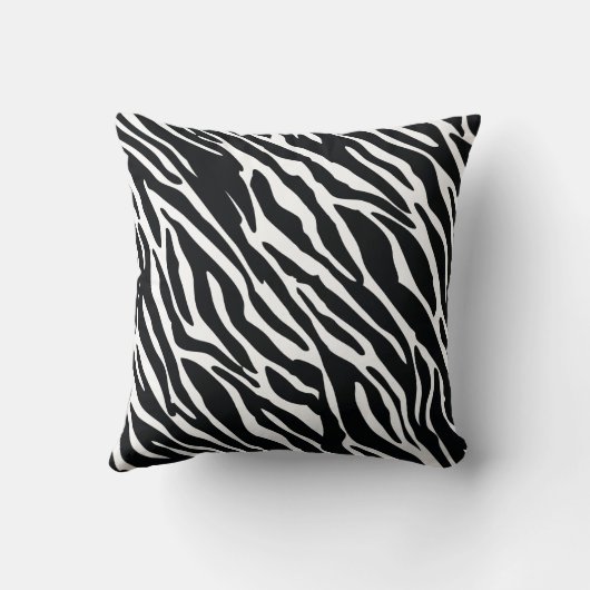 Animal zebra stripe seamless pattern design クッション (裏面)