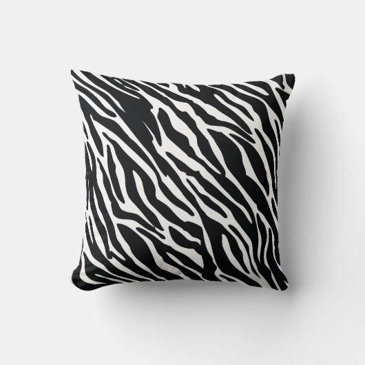 Animal zebra stripe seamless pattern design クッション (正面)