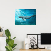 AnimalABC "Blauwal" ポスター (ホームオフィス)