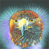 AnimalArt_鳥_005 シール (正面)
