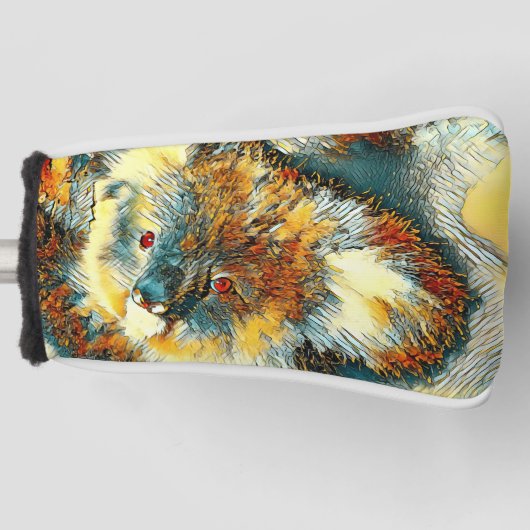 AnimalArt_Bear_005 ゴルフヘッドカバー (正面)
