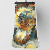 AnimalArt_Bear_005 ゴルフヘッドカバー (回転90)
