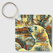 AnimalArt_Bear_012 キーホルダー (正面)
