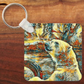 AnimalArt_Bear_012 キーホルダー (正面)