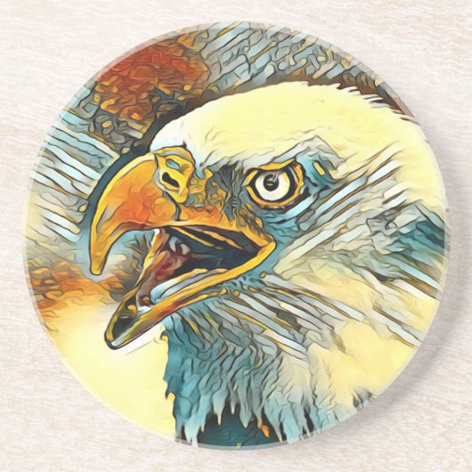 AnimalArt_Bird_003 コースター (正面)