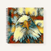 AnimalArt_Bird_004 ノートブック (正面)