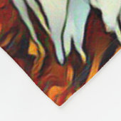 AnimalArt_Bird_004 フリースブランケット (角)