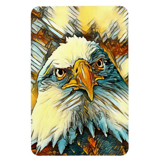 AnimalArt_Bird_004 マグネット (縦)