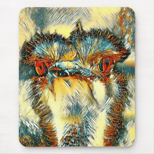 AnimalArt_Bird_008 マウスパッド (正面)