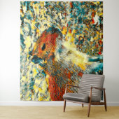 AnimalArt_Capybara_003 タペストリー (インサイチュ)