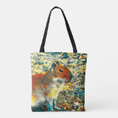 AnimalArt_Capybara_003 トートバッグ (裏面)