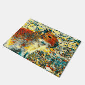 AnimalArt_Capybara_003 ドアマット (アングル)