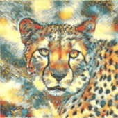 AnimalArt_Cheetah_004 シール (正面)
